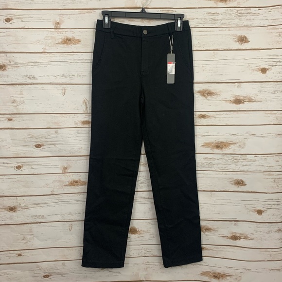 Tractr High Waist Straight Leg Pants Jeans 27 NWT - Picture 2 of 8